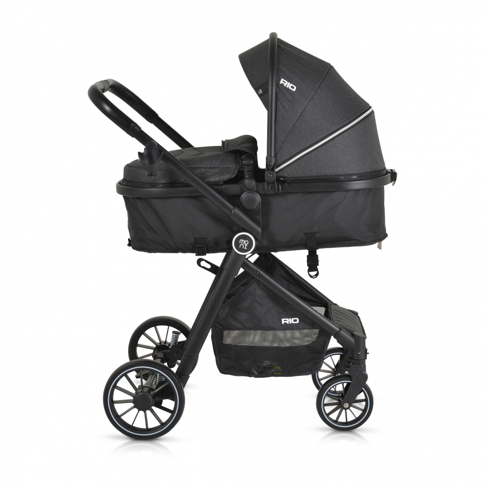 Moni Rio Black 2in1, Cadru Aluminiu, Până la 22kg - imagine 3