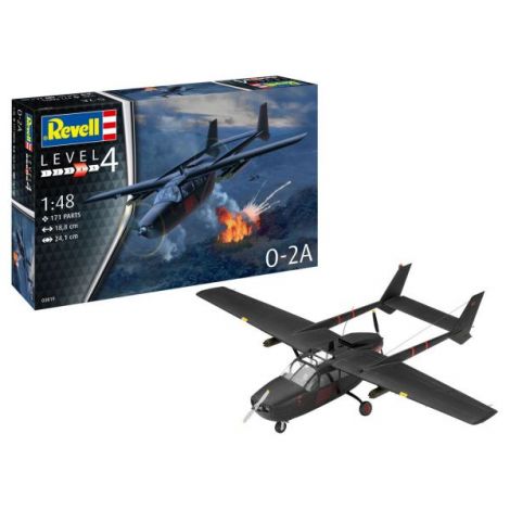 Revell O-2A Skymaster - Model Detaliat Avion