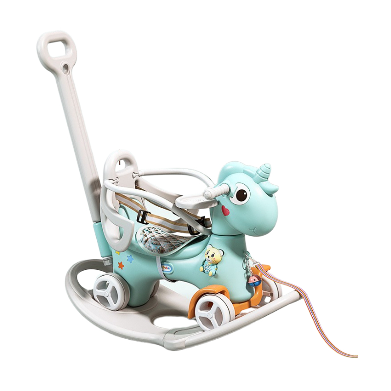Balansoar 3 in 1 Nichiduta Unicorn Blue - imagine 4