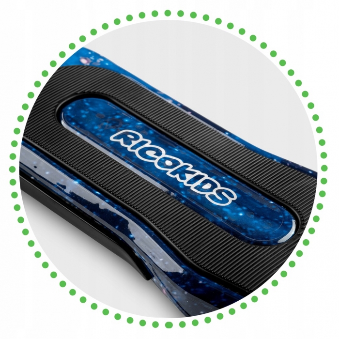 Trotineta Ricokids Piko LED, Negru-Albastru, Aluminiu - imagine 3