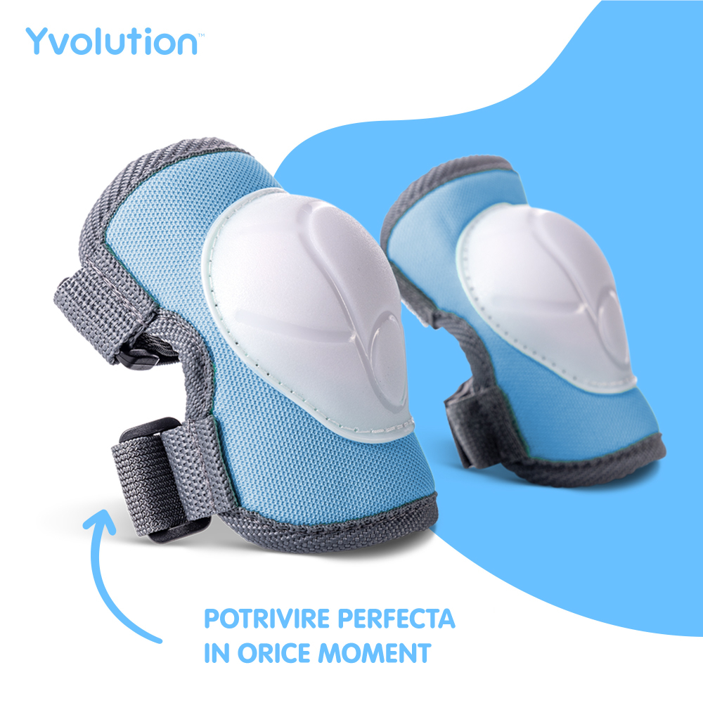 Set 6 Protectii Sport Yvolution Blue 3-5 Ani