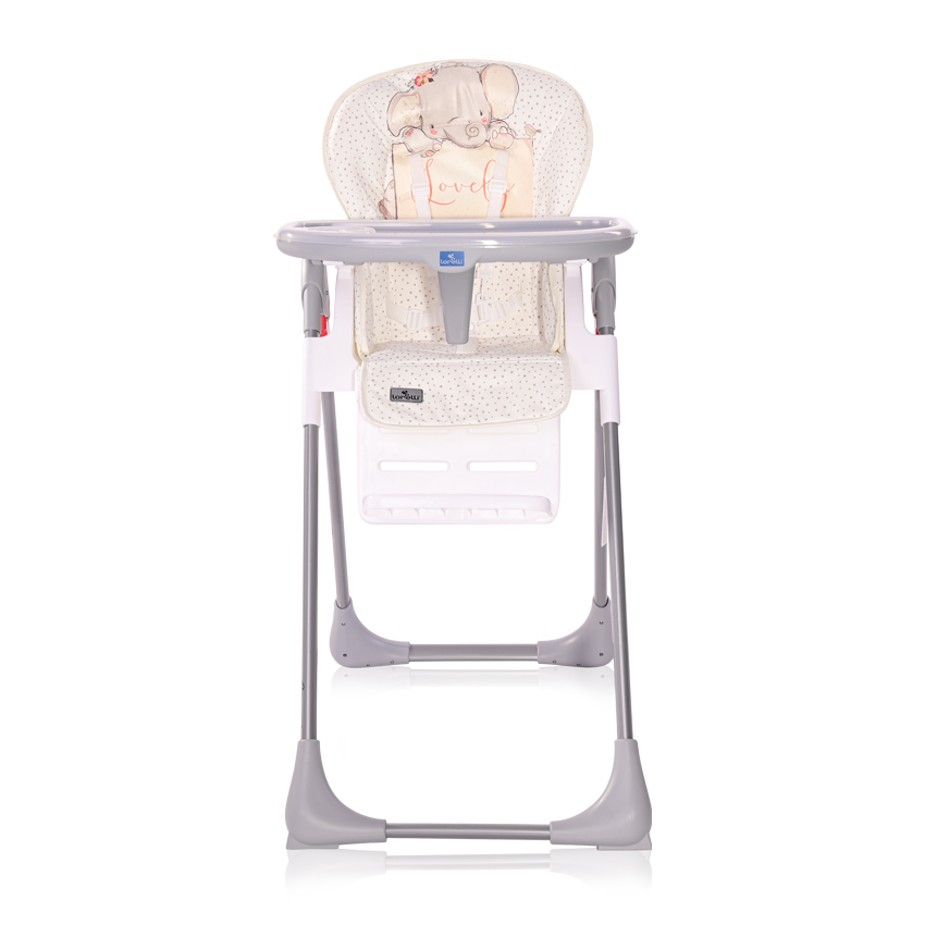 Scaun de masă reglabil Lorelli Cryspi Grey Elephant