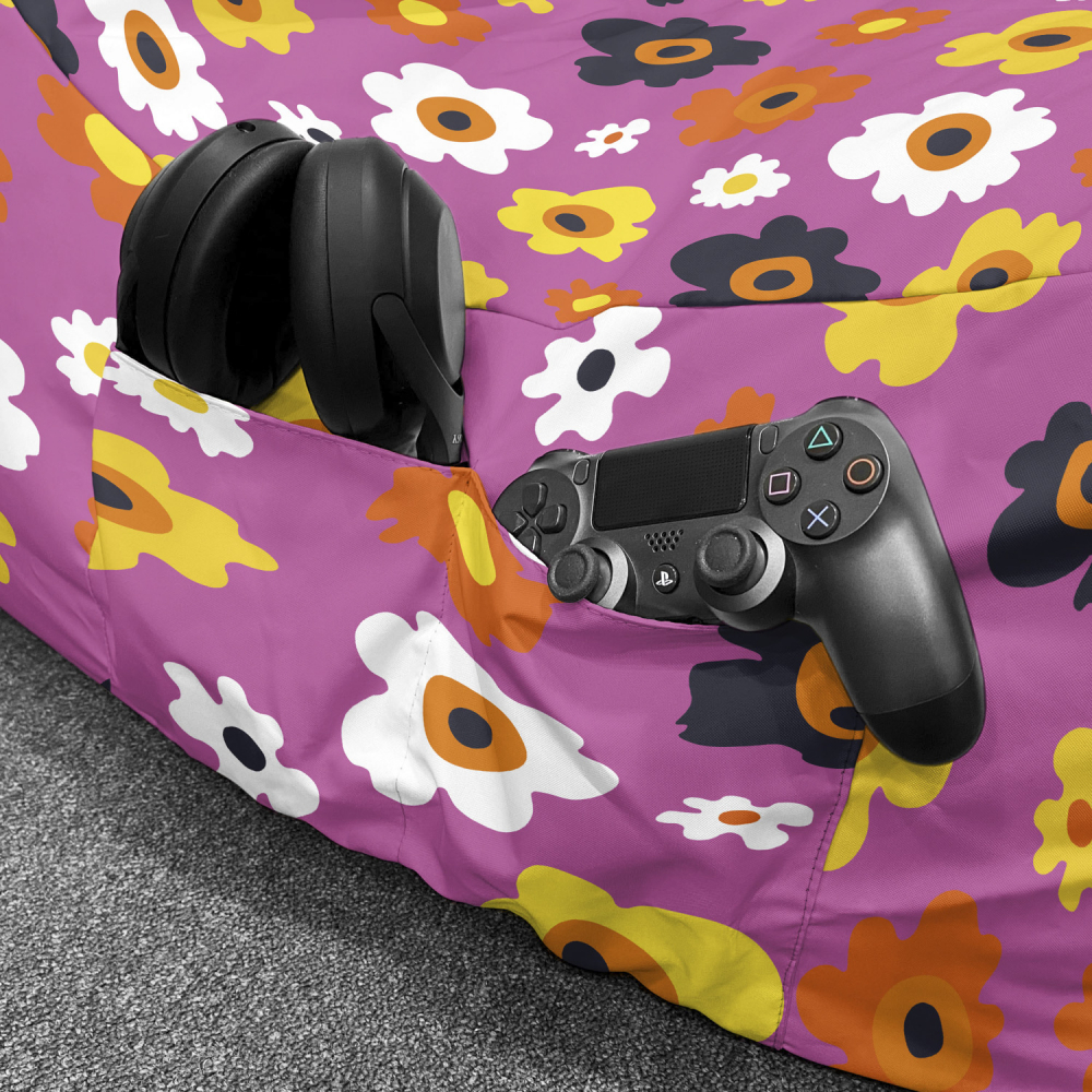Fotoliu Puf Chill XL Daisy Mov Updeco - imagine 5