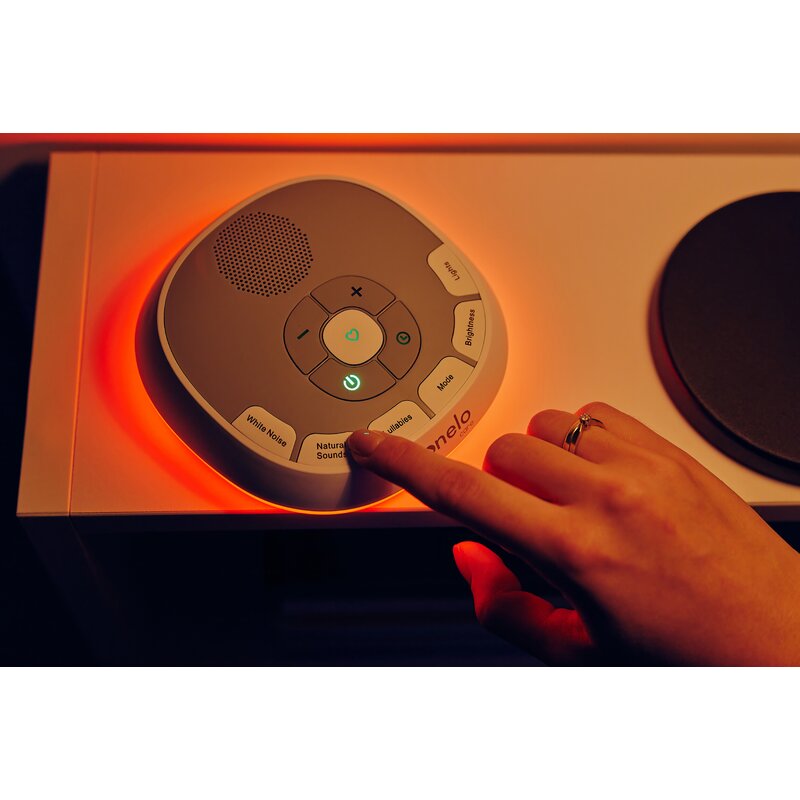 Lampa de veghe Lionelo BabyNap 2in1 Wireless Alb - imagine 2