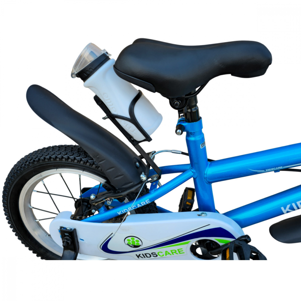 KidsCare HappyBoy - Bicicleta Albastra 12" cu Roti - imagine 2