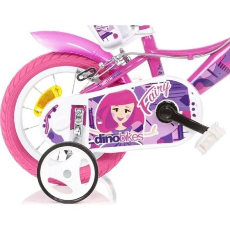 Bicicleta Dino Bikes Fairy Roz 12″ Copii 3-5 Ani - imagine 6