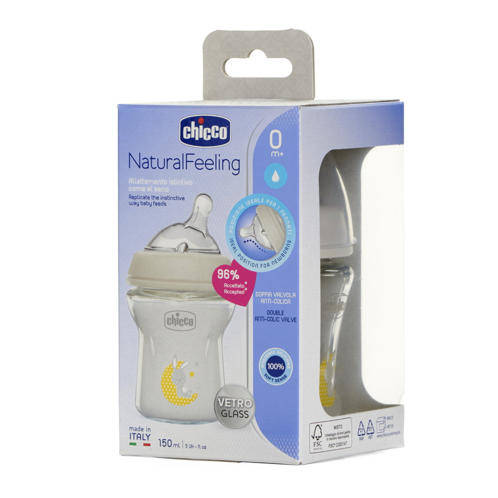 Biberon Sticla Chicco Natural Feeling 150ml - imagine 2