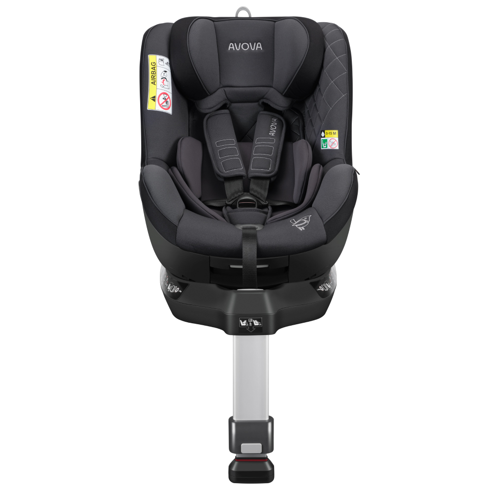 Avova Sperber-Fix 61 GreyBlack i-Size Siguranță ADAC - imagine 2