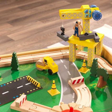 Kidkraft Adventure Town Railway - Masuta Tren - imagine 8
