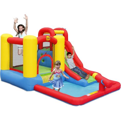 Happy Hop Jump & Splash Spațiu Gonflabil cu Apă