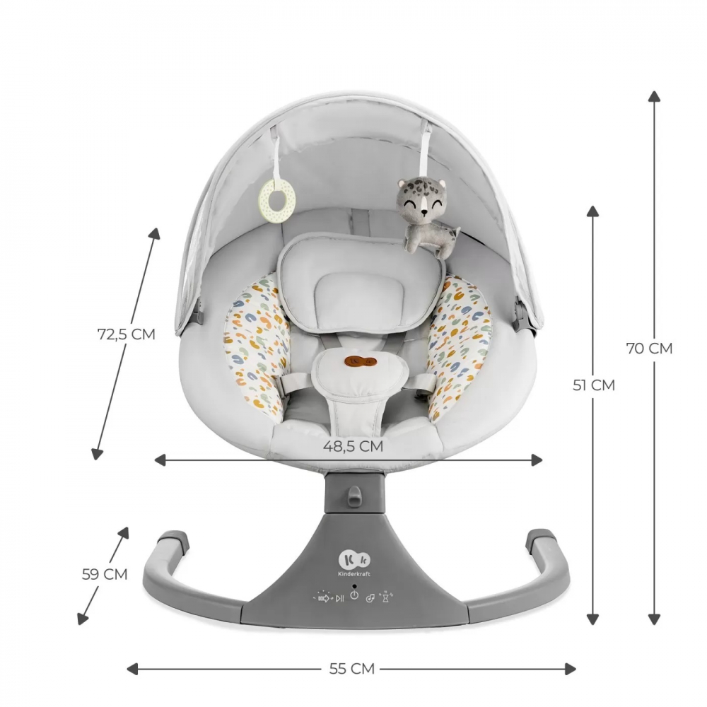 Leagan Electric 2-in-1 Kinderkraft Lumi 2 - imagine 8