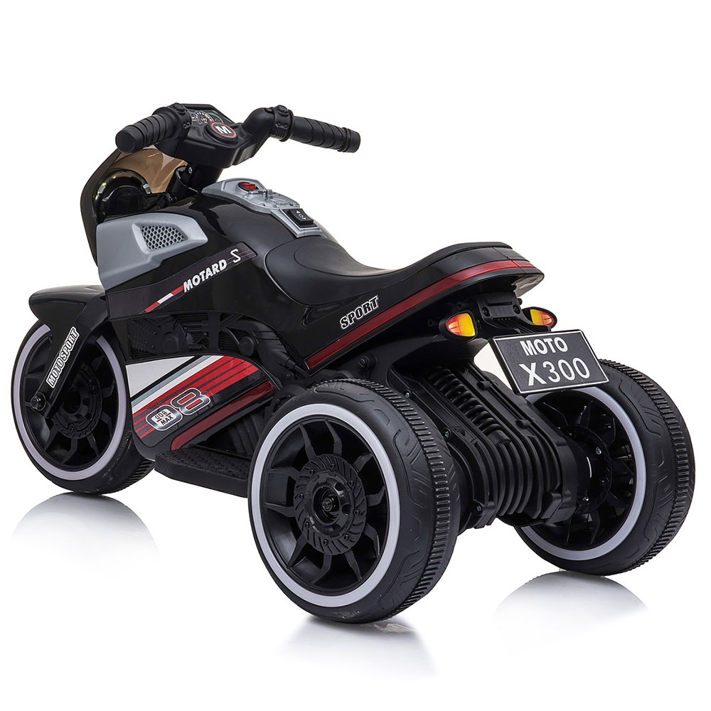 Motocicleta Chipolino Sport Max Black 6V
