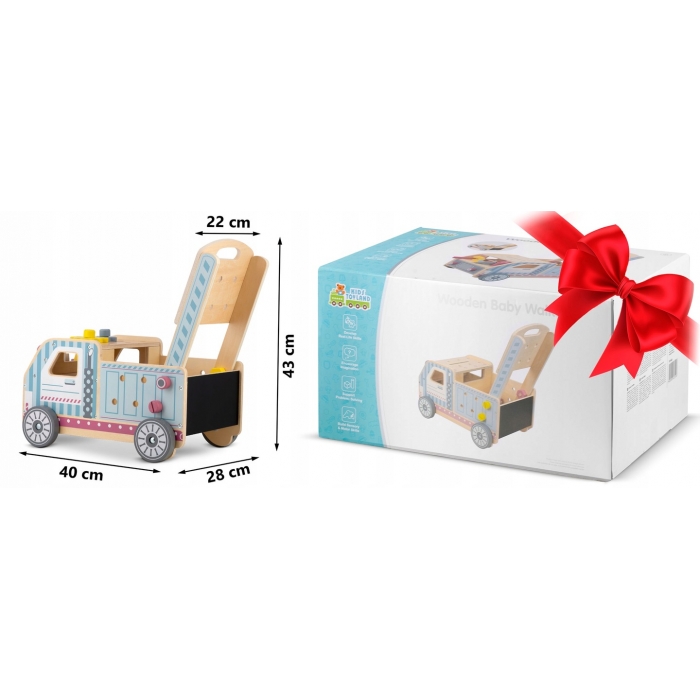Antepremergator Ricokids Tool Truck din Lemn - imagine 8