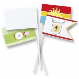 Steag Alb A6 Folia Paper - Set 20 Bucăți