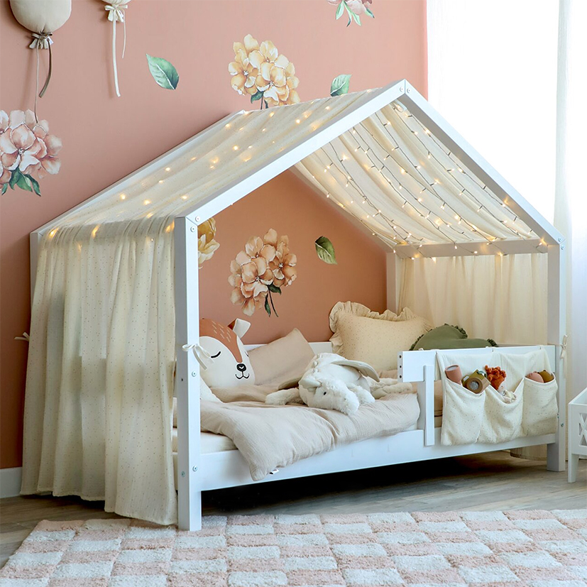 Baldachin Muselina Little Amy Gold Princess