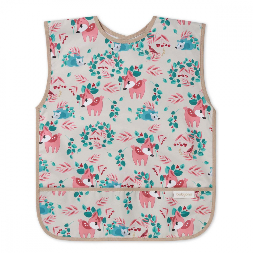 Baveta impermeabila Babyono Forest - Protectie maxima - imagine 6