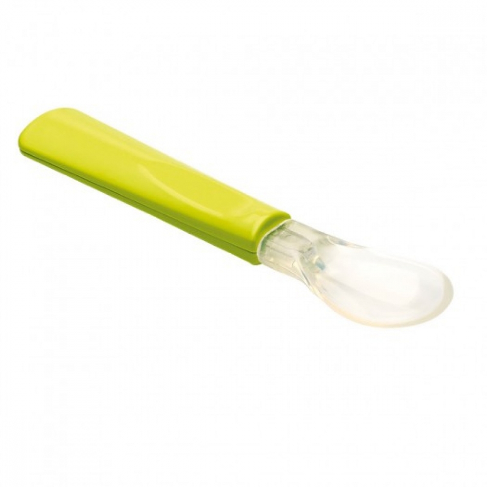 Set 2 lingurițe silicon Thermobaby, diversificare
