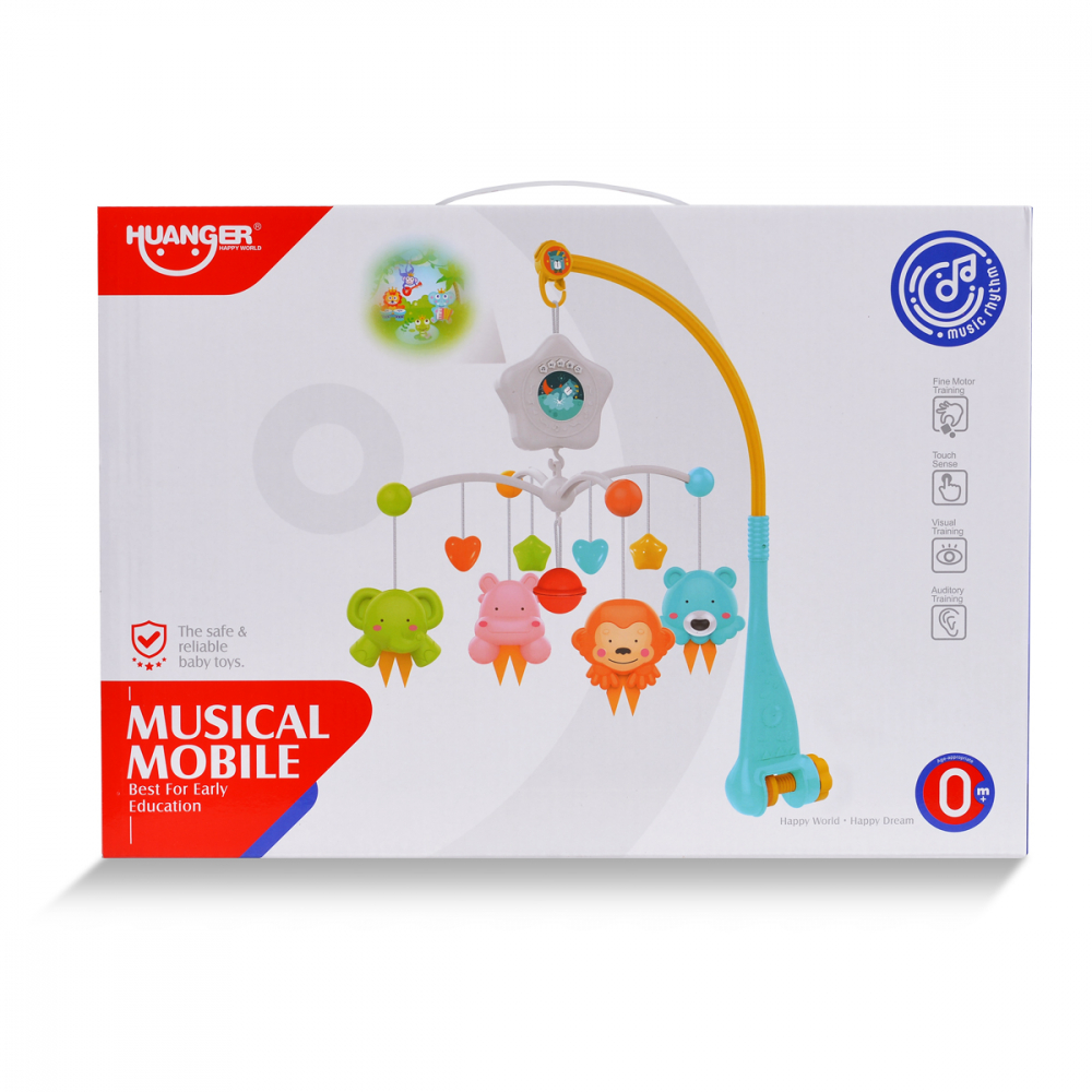 Carusel Muzical Huanger cu Lumini și Jucării - imagine 2