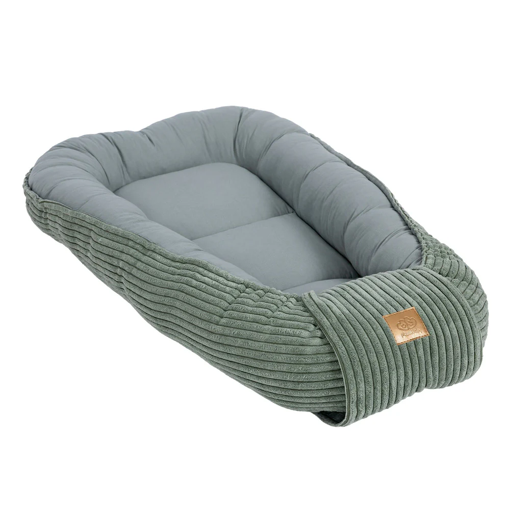 Cuib Bebelusi MeowBaby Olive Green - Siguranta - imagine 3