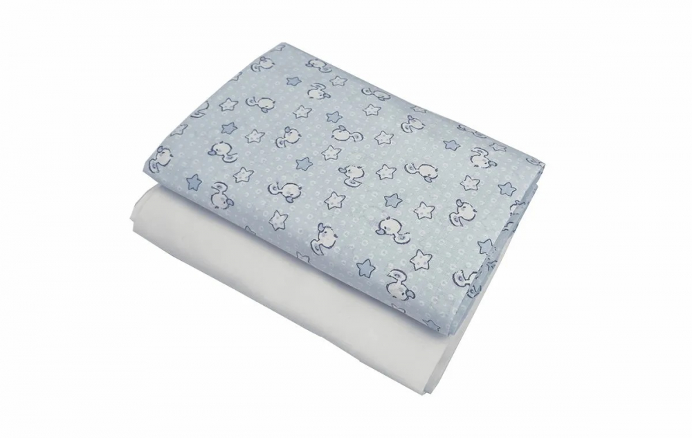 Set Cearceafuri Bumbac KidsDecor Blue Ducks - imagine 7