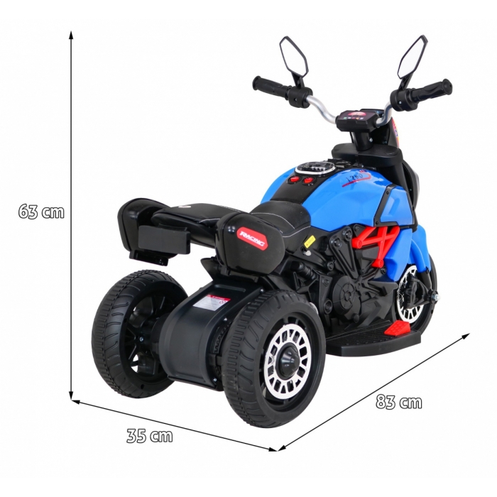 Motocicleta Electrică Ramiz Fast Tourist pentru Copii - imagine 4