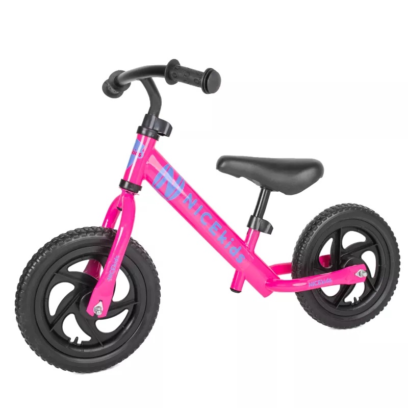 Bicicleta fara pedale Nice Kids Pink 12 - imagine 5