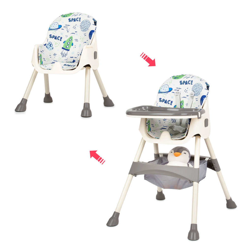 Scaun 2in1 Juju EatSmile - Masa & Joaca - imagine 6