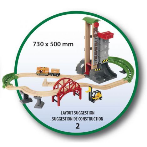 Set Depozit Marfuri Brio 33887 - Construieste la Inaltime - imagine 2