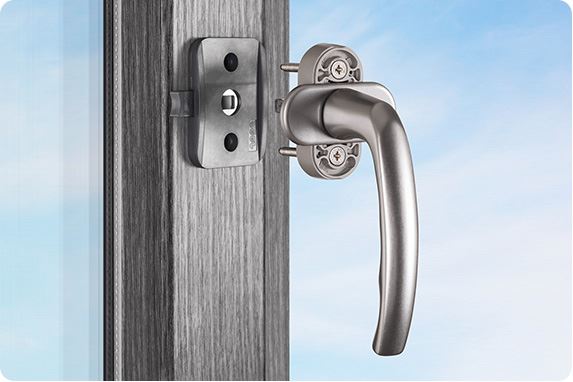 Siguranță Uși Balcon și Ferestre Gri Reer 70021 - imagine 4