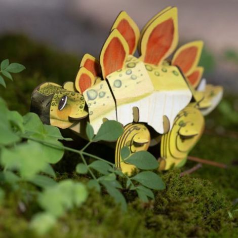 Puzzle 3D Stegosaurus Mieredu cu Sunete - imagine 4