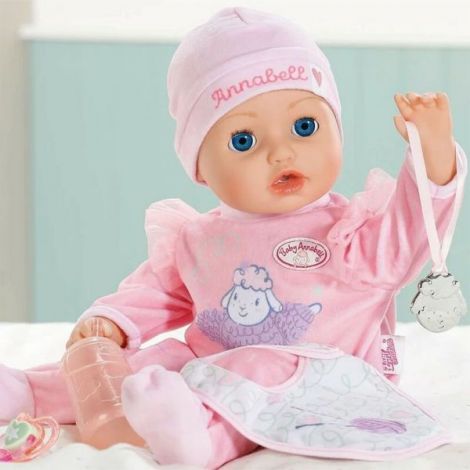 Baby Annabell Zapf 43cm - Papusă Interactivă Realistă - imagine 2