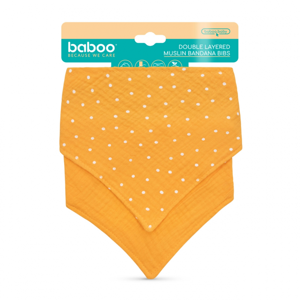 Set 2 Bandane Muselin Baboo - Protectie Anti-Bave - imagine 4