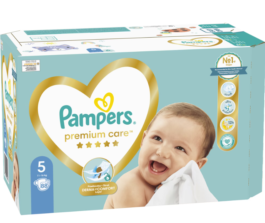 Pampers Premium Care Mega Box 88 buc | Piele catifelată - imagine 8