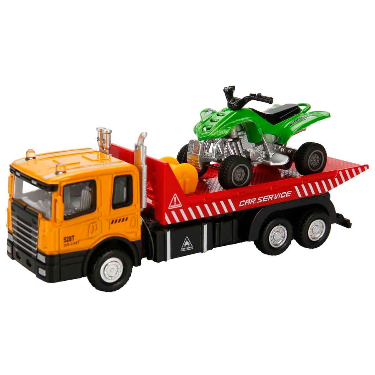 Camion Transportator ATV Maxx Wheels Galben