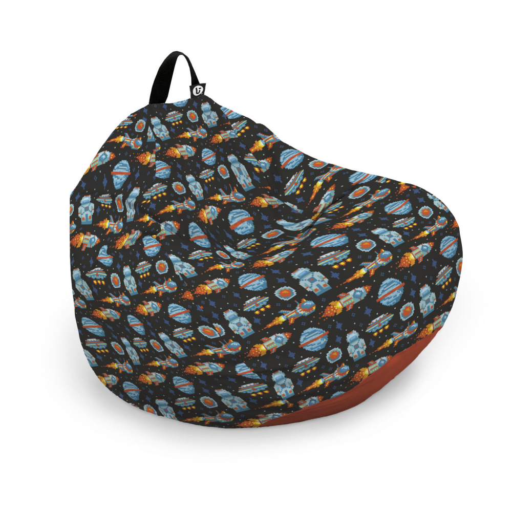 Husa Fotoliu Puf Bean Bag Para XL Space Retro Updeco - imagine 6