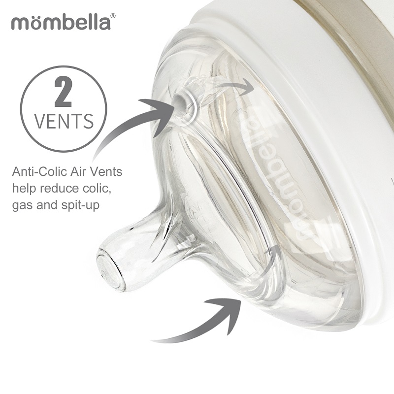Tetina Mombella Anticolici Flux Rapid L, 6 Luni+ - imagine 2