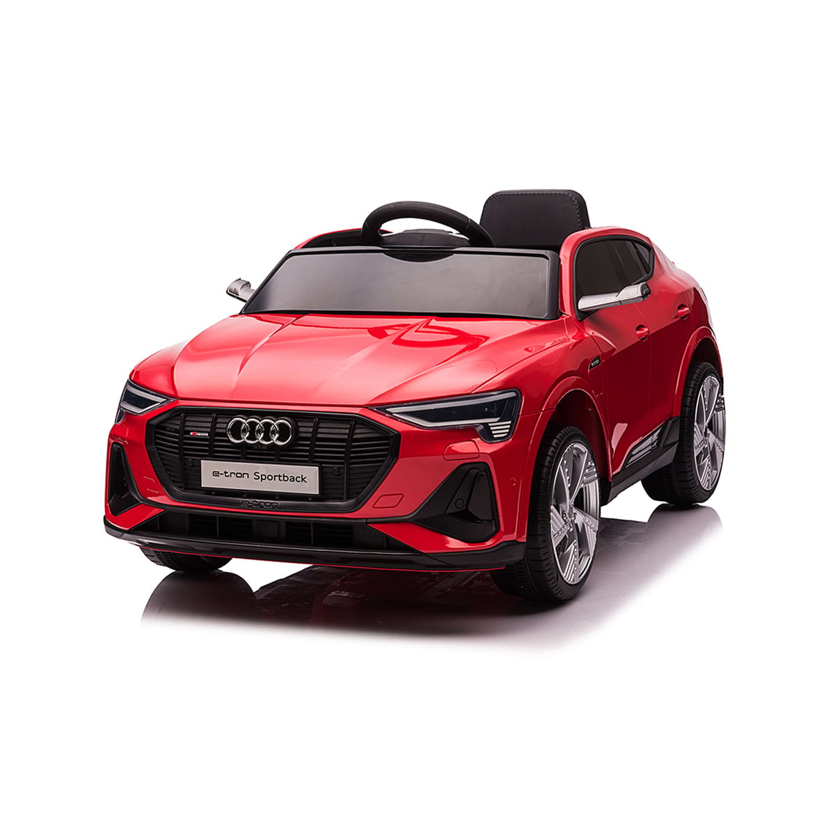 Masinuta Electrica Audi E-Tron 12V, Rosu, 3-6 Ani