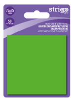Notite Adezive Strigo Verde Neon, 75mm, 50 File