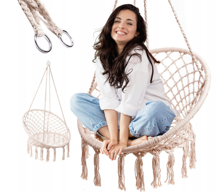 Leagan Suspendat Ikonka, 80 cm, Interior/Exterior - imagine 2