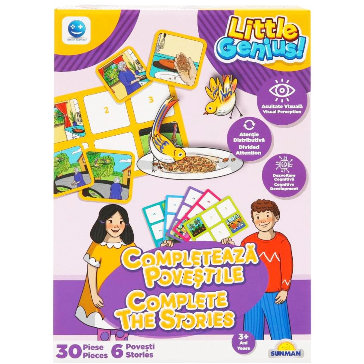 Joc educativ Completează Povești, Smile Games