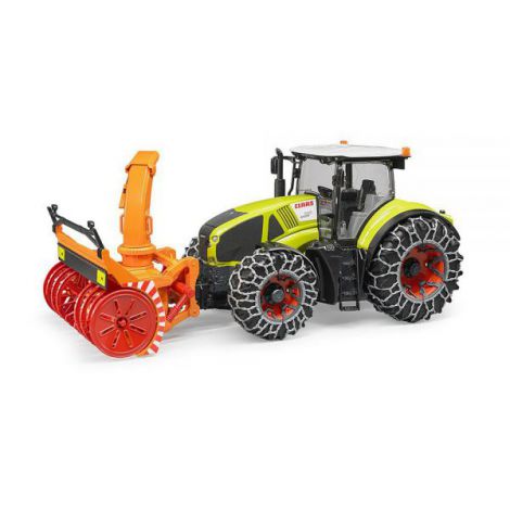 Bruder Tractor Claas Axion 950 cu Lanturi si Freza Zapada - imagine 5