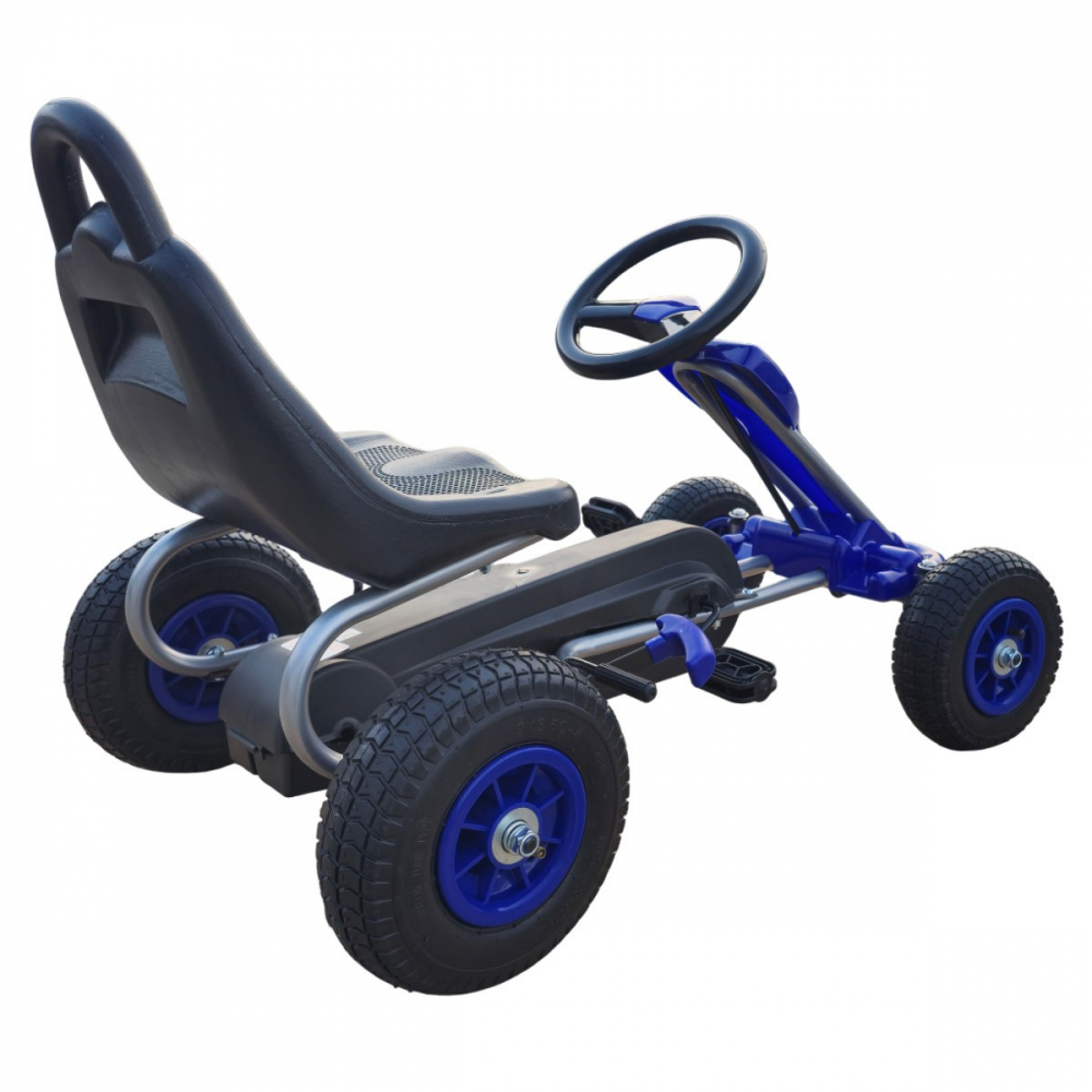 Kidscare Kart Pedale Albastru 3-6 Ani - imagine 4