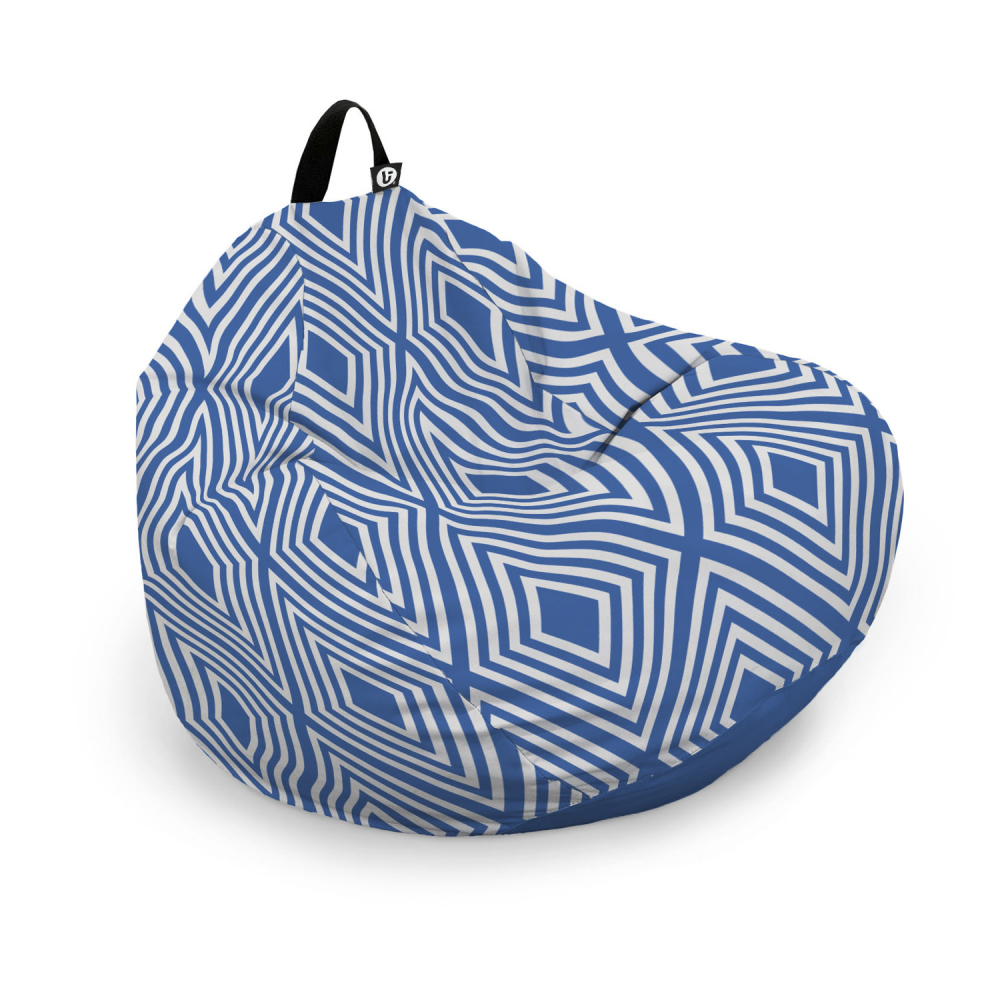 Husă Bean Bag Para XL, Diamond Blue, Updeco - imagine 5
