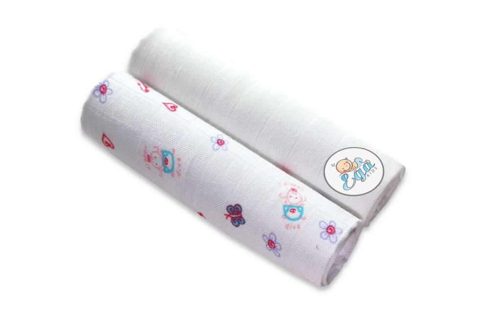 Scutece Reutilizabile EgaKids Bambus Flowers - imagine 2
