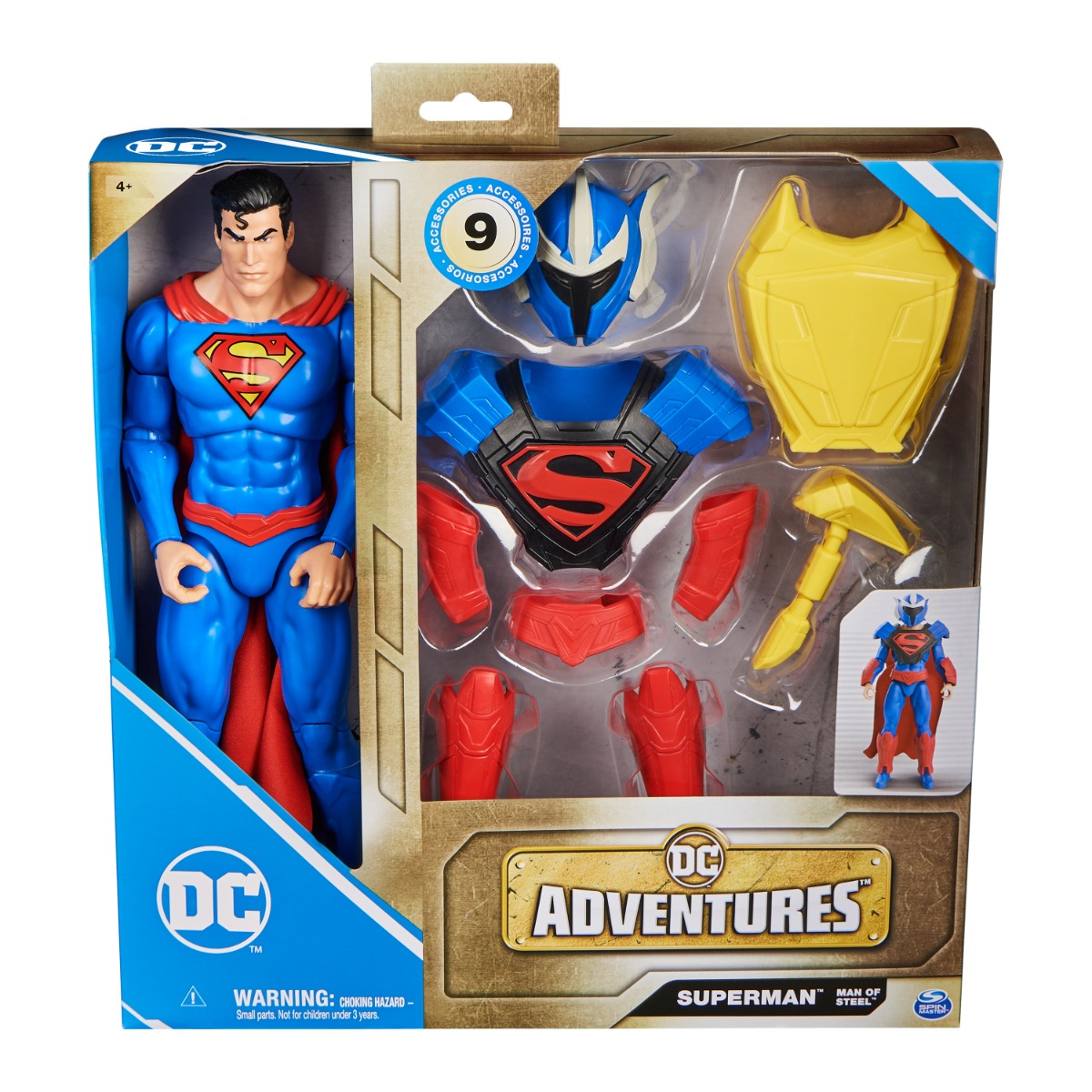Figurina DC Adventures Superman, 30 cm, 17 puncte