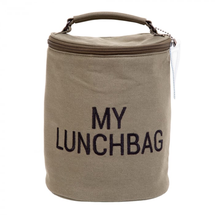 Geanta Childhome My Lunchbag Kaki Resigilată