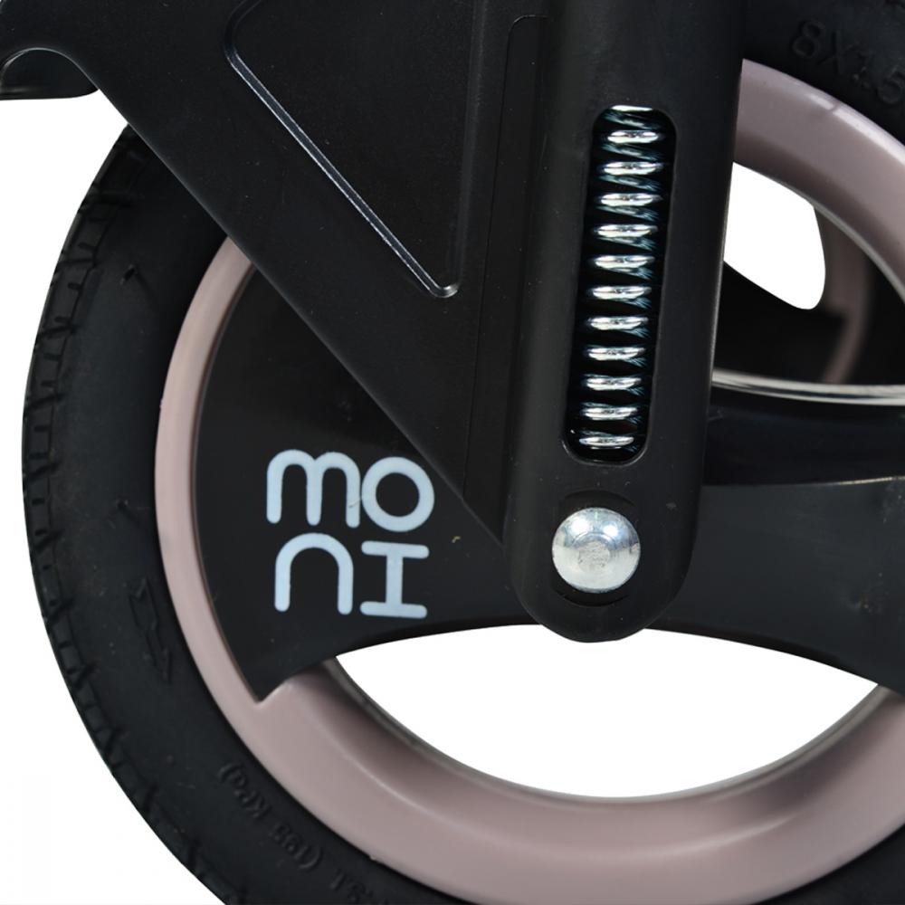 Carucior 2in1 Moni Gala Dark Grey, Aluminiu - imagine 9