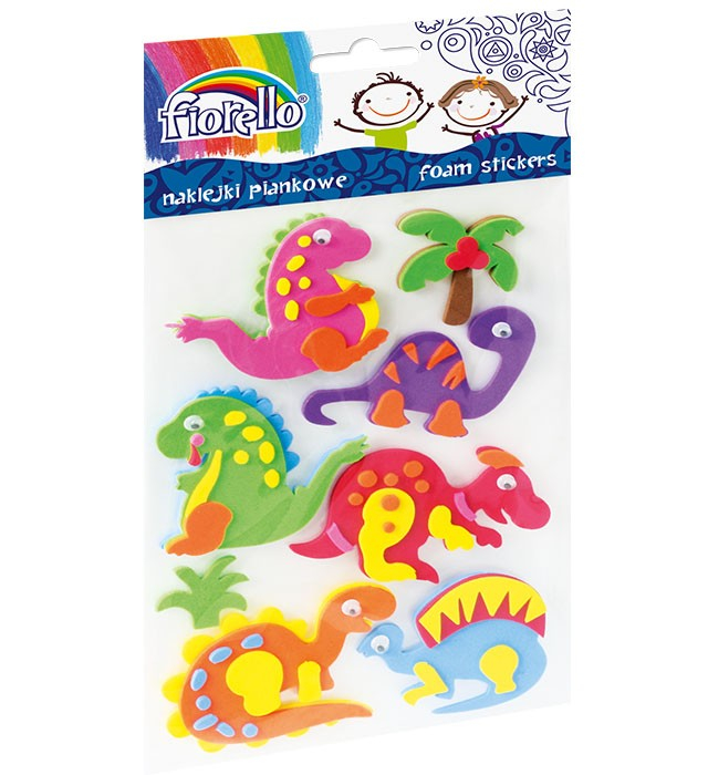 Set Stickere Gumate Dinozauri Fiorello