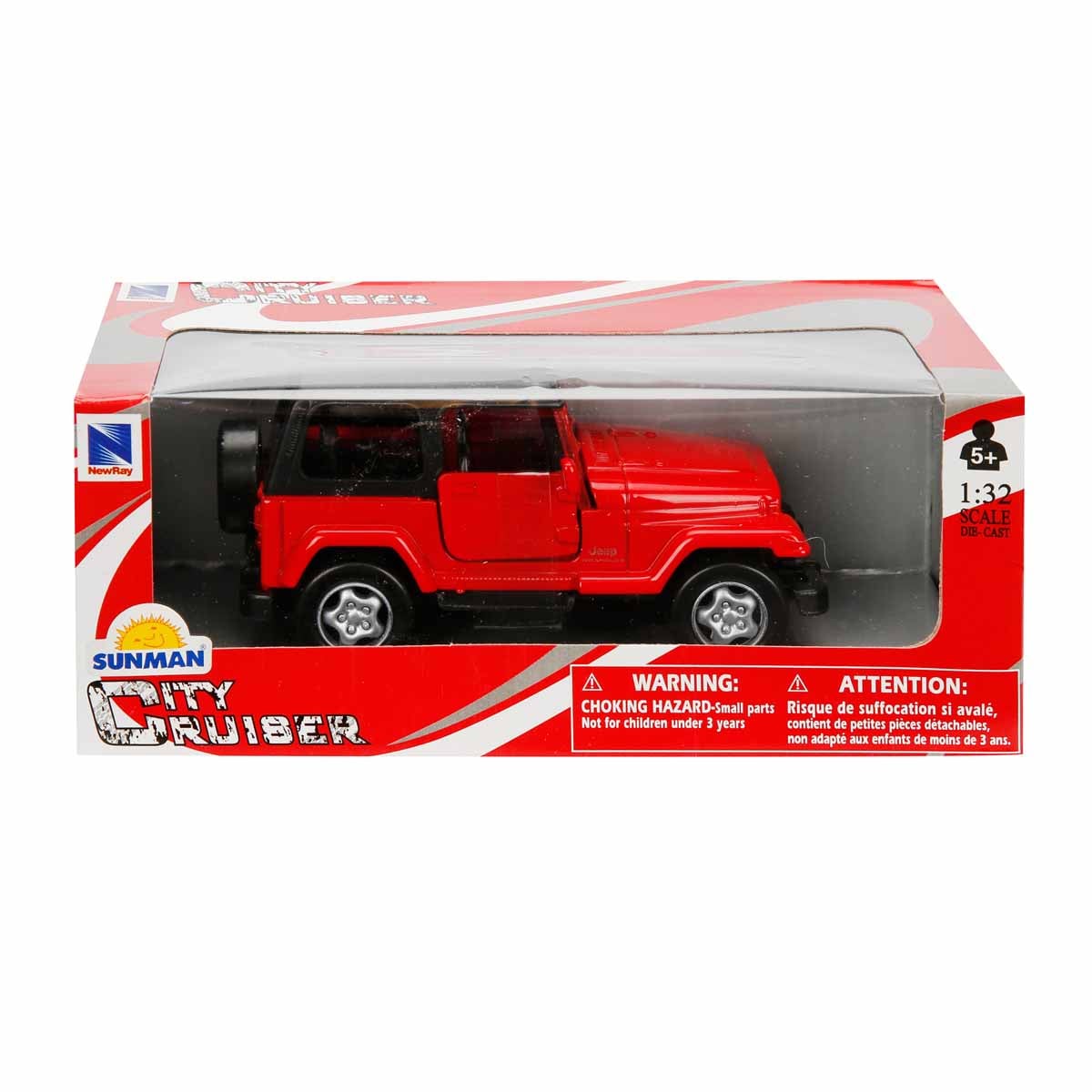 Mașină Metalică New Ray Jeep Wrangler 1:32
