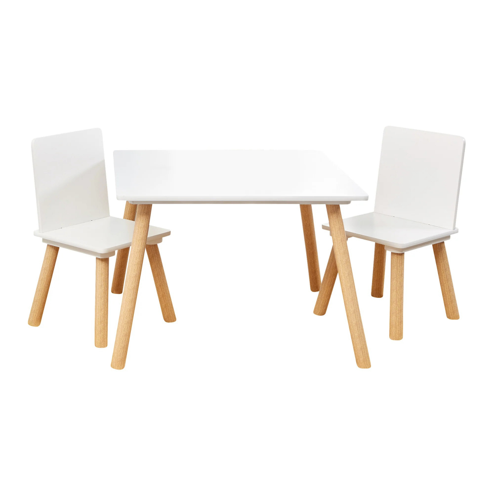 Set Masa si 2 Scaune Ginger Home Copii Lemn - imagine 6